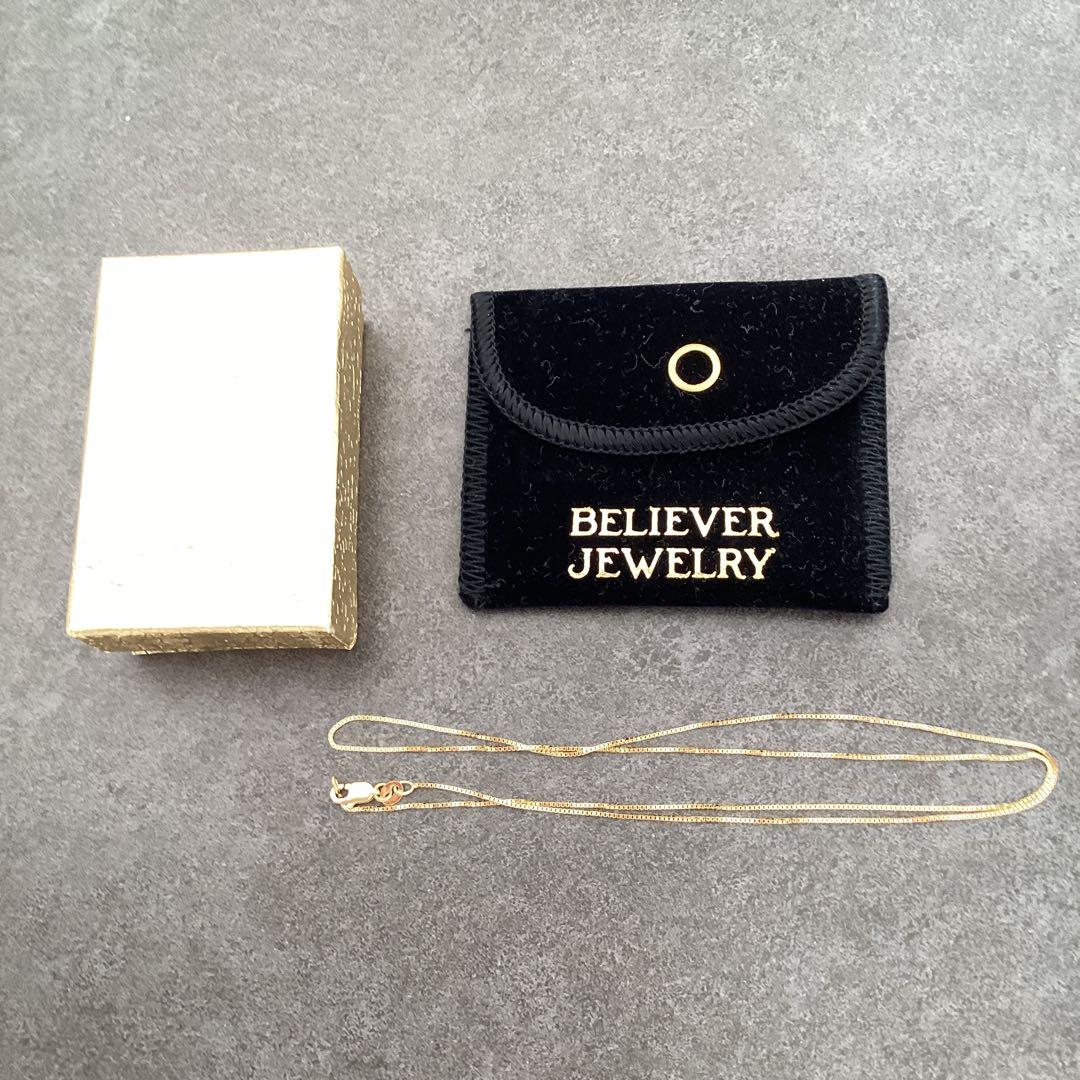 あか　14K チェーン　BELIEVER JEWELRY 新品未使用