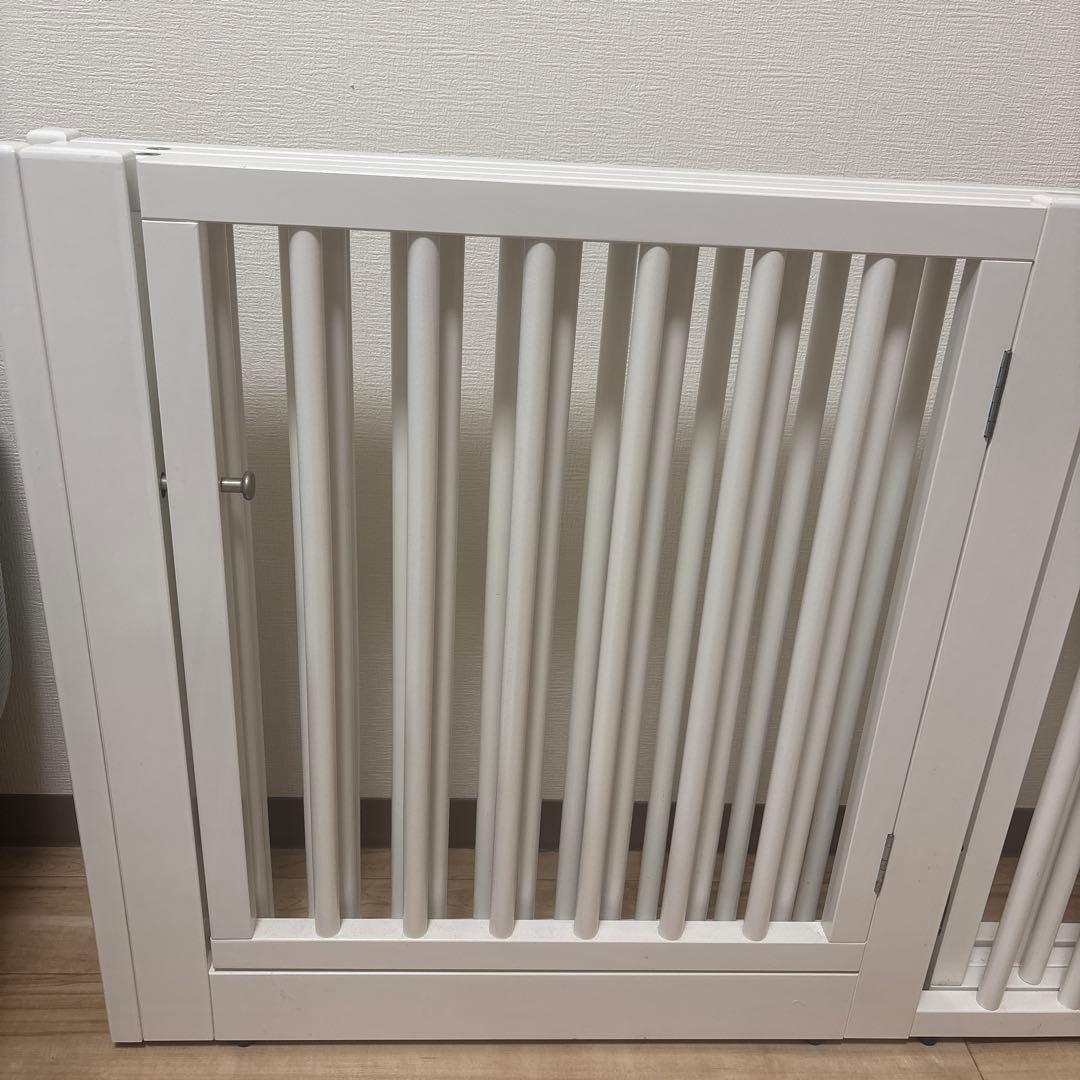 ※処分予定 木製ワンタッチ ペットサークル 扉付き LLサイズ 65.5cm