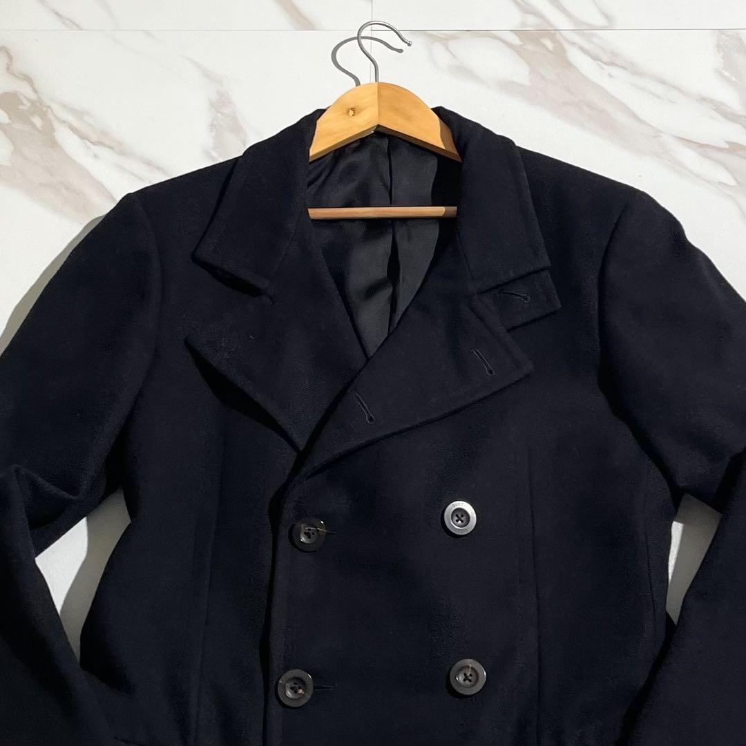 【極美品/M】GUCCI グッチ ロングコート トムフォード期 黒 メンズ44