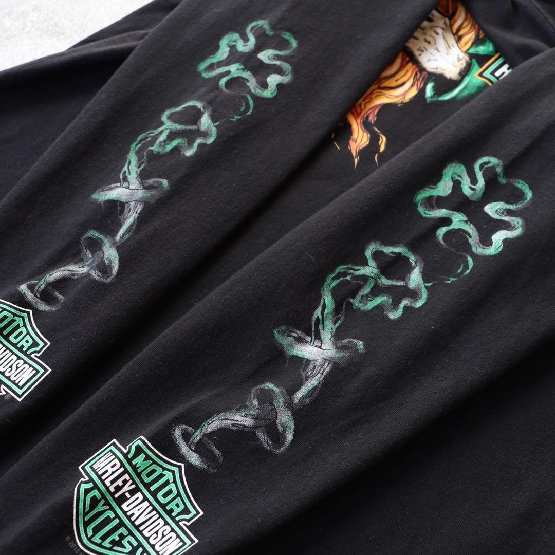 10s ハーレーダビッドソン TREASURE ヒョンソク着用 長袖 ロンT