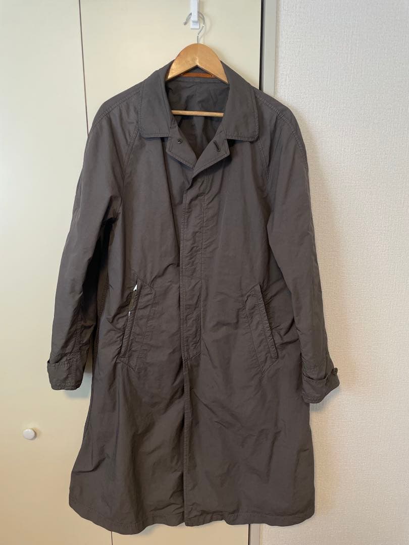 SCYE BASICS 高密度ナイロンタフタ ステンカラーコート