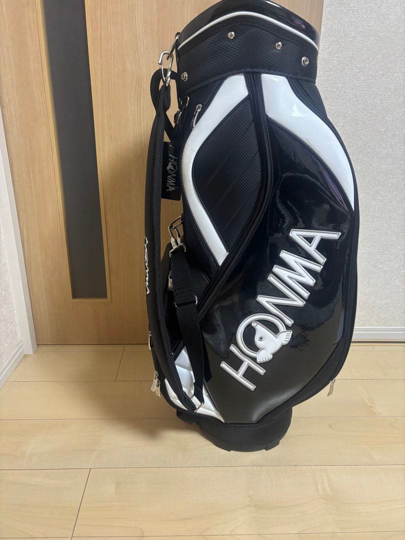 HONMA キャディバッグ 黒白