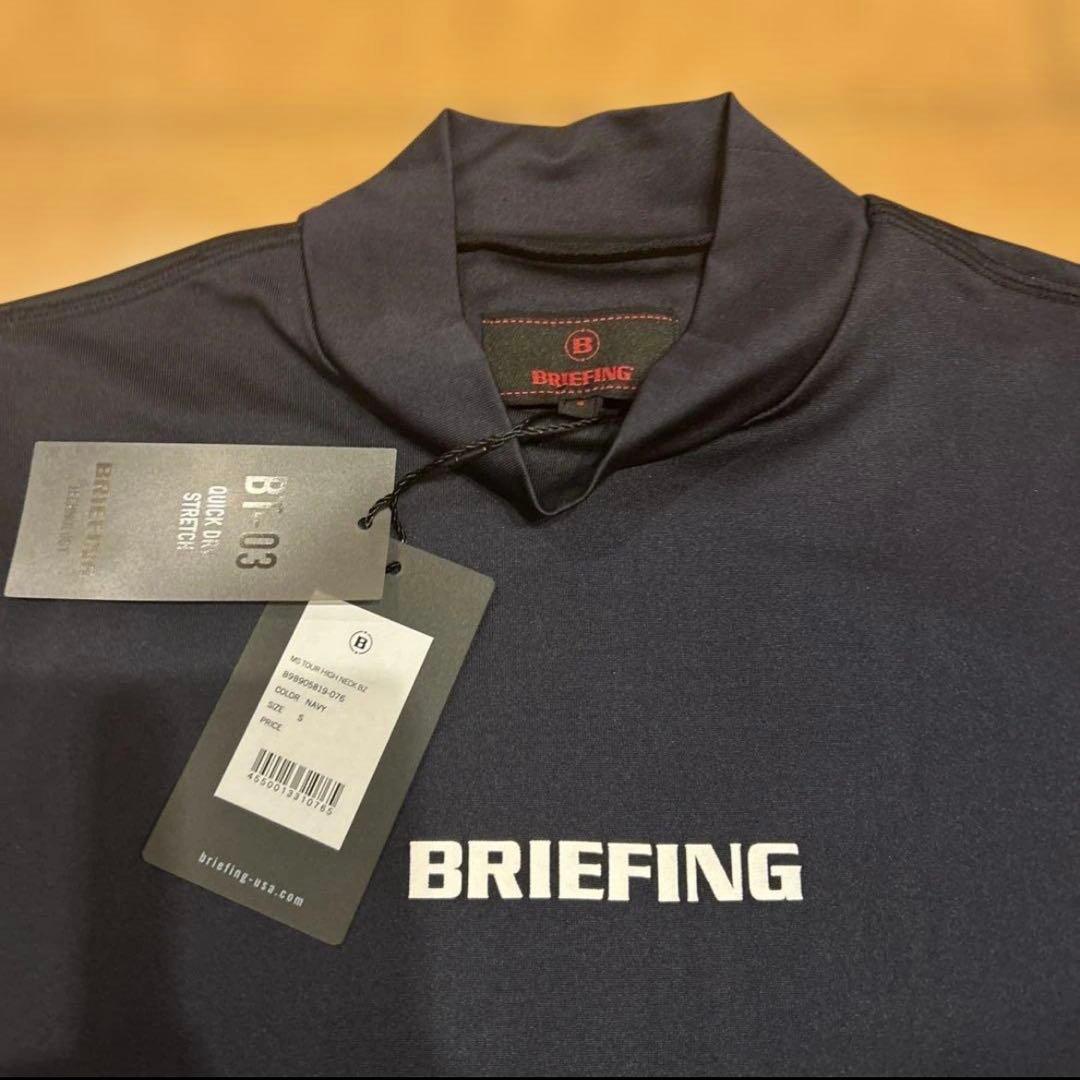ブリーフィング × メルセデスベンツ ハイネック 半袖 Tシャツ S ゴルフ