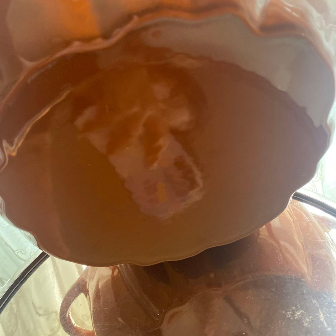 朱夏さま専用美品　STAUB パンプキンココット シナモン 24cm