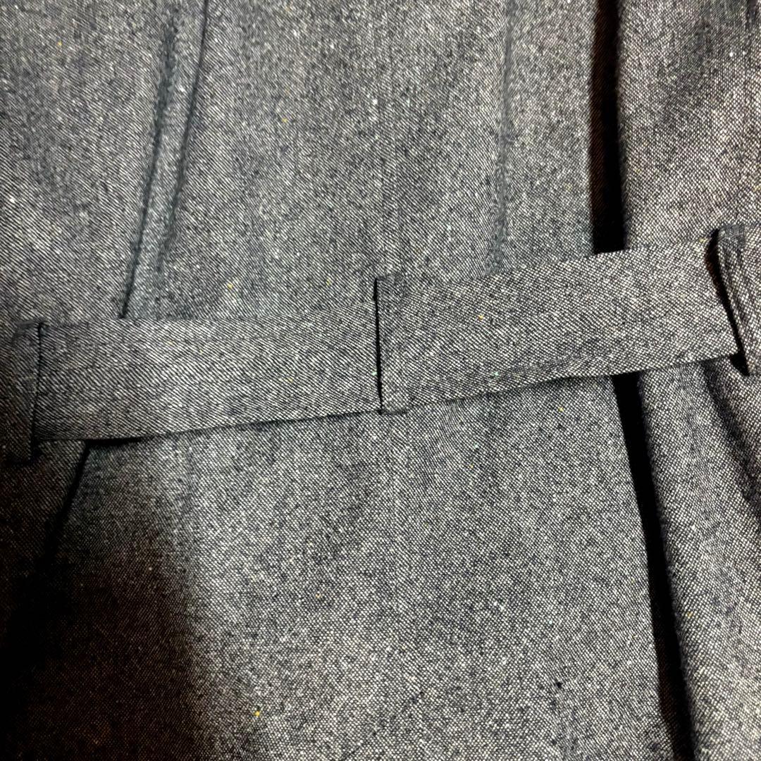 ポールスミス 着脱可能ライナー付 シングルトレンチコート メランジウール L 茶