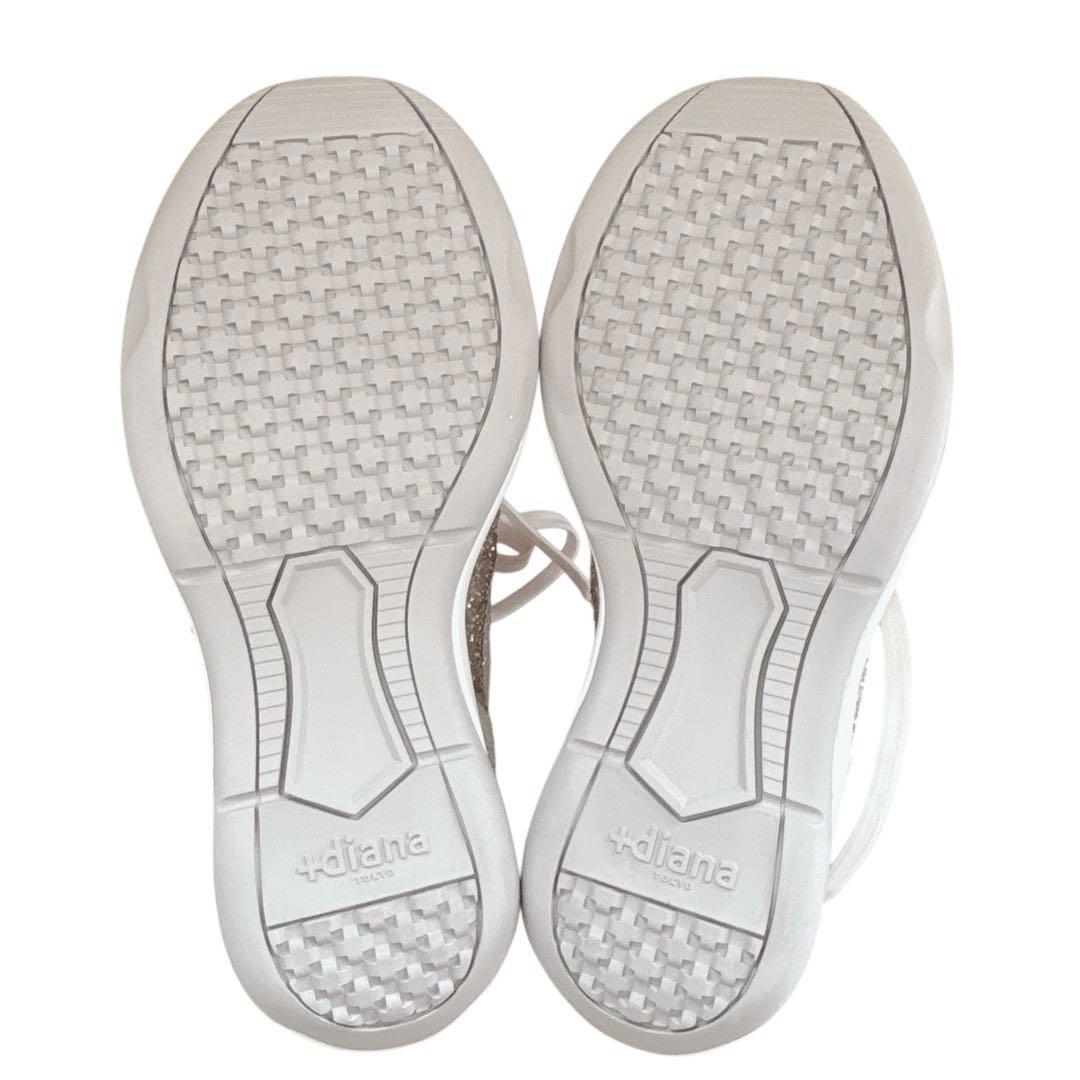 ほぼ新品✨ +diana bridal edition 23㌢ グリッター 美脚