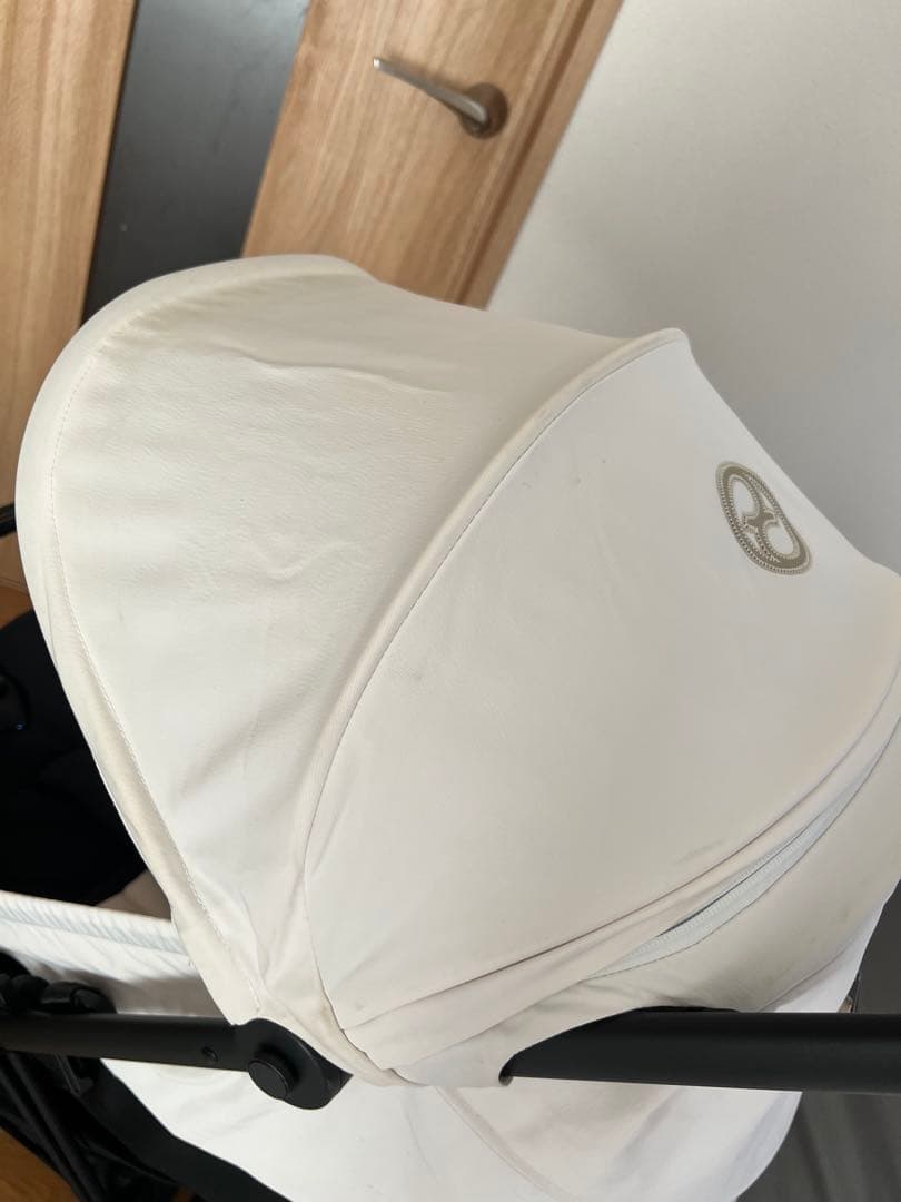 ホワイトブラックフレーム cybex サイベックスコヤ　他付属品4点セット