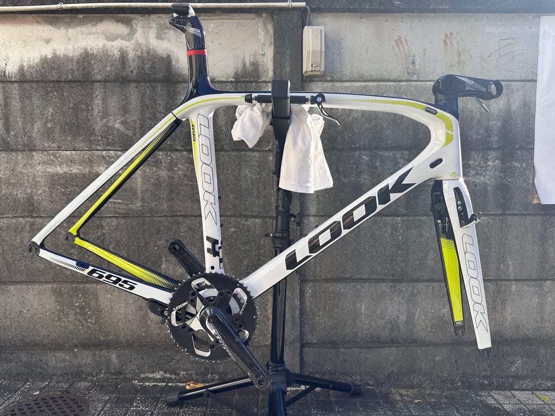 直取り18ok look695 Aerolight ルック フレームセット m