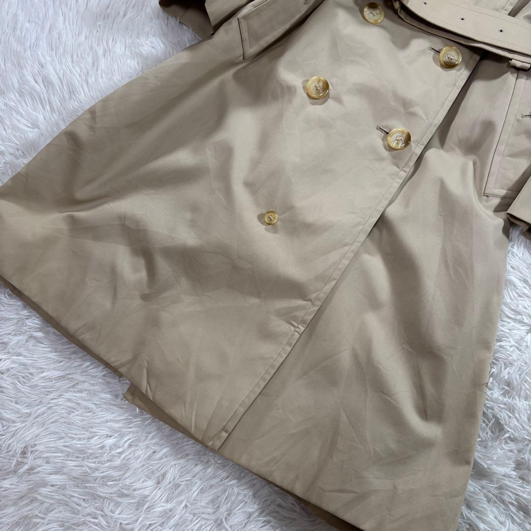 希少 80年代 バーバリー 英国製 トレンチコート ノバチェック ダブル