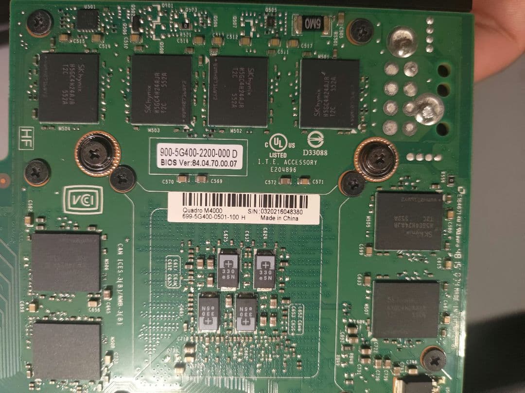 NVIDIA Quadro M4000 ①