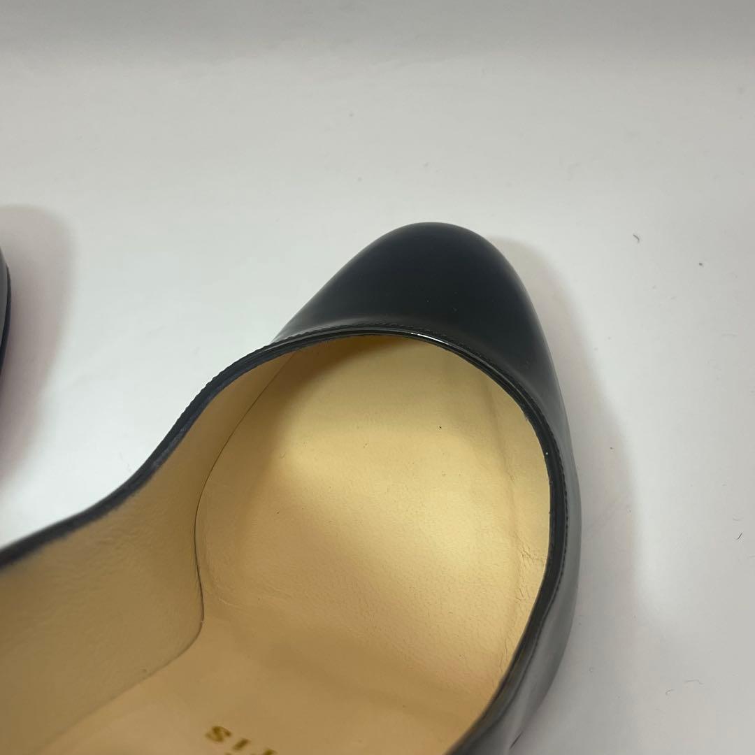 あおむし　クリスチャーノルブタン　パンプス 黒 37.5 レッドソール