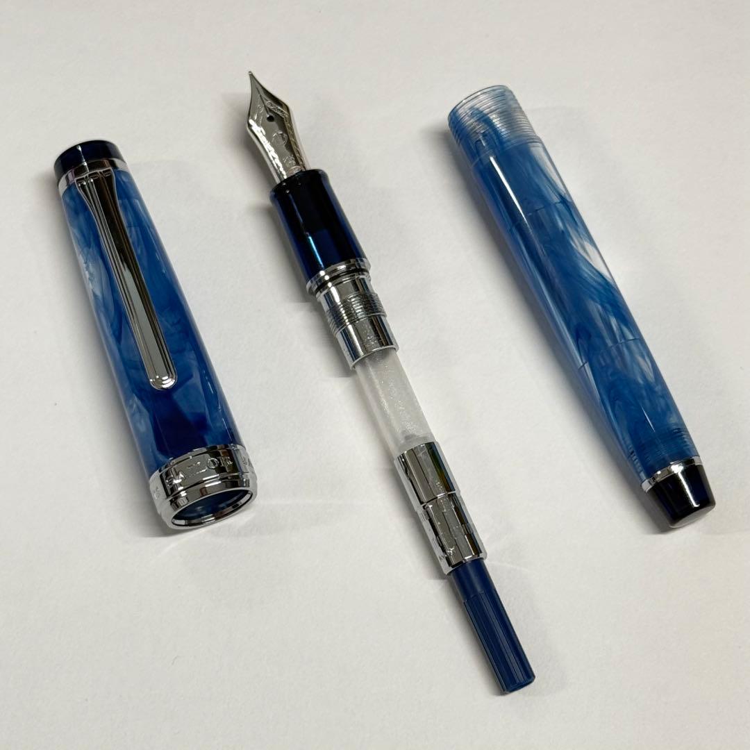 SAILOR セーラー VEILIO ヴェイリオ 万年筆 ブルー 中細 プロギア