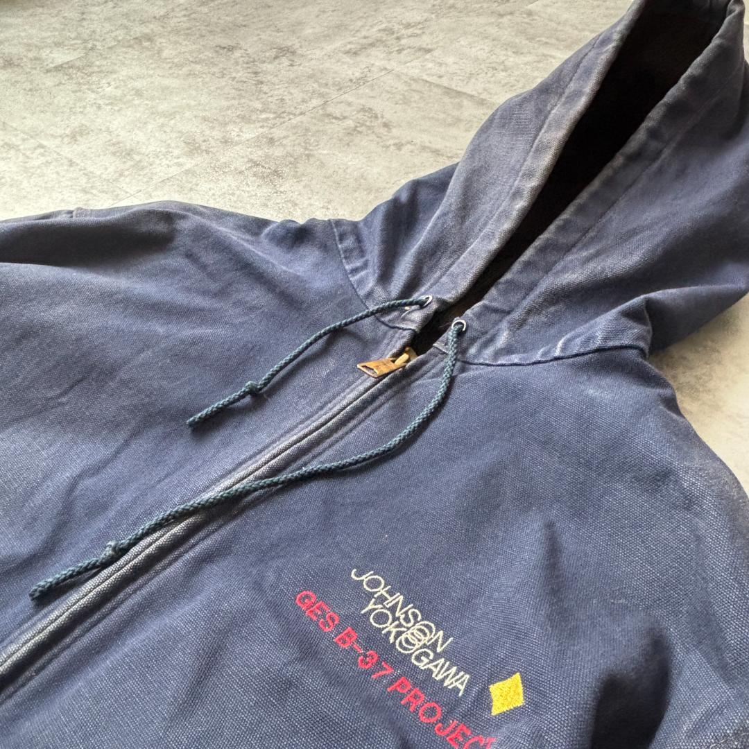 企業 80-90s 星タグ USA ネイビー アクティブジャケット XL