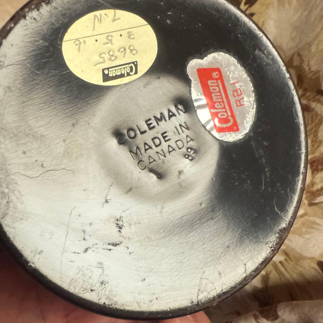 コールマン Coleman 222B peak1 ランタン 89年1月 美品