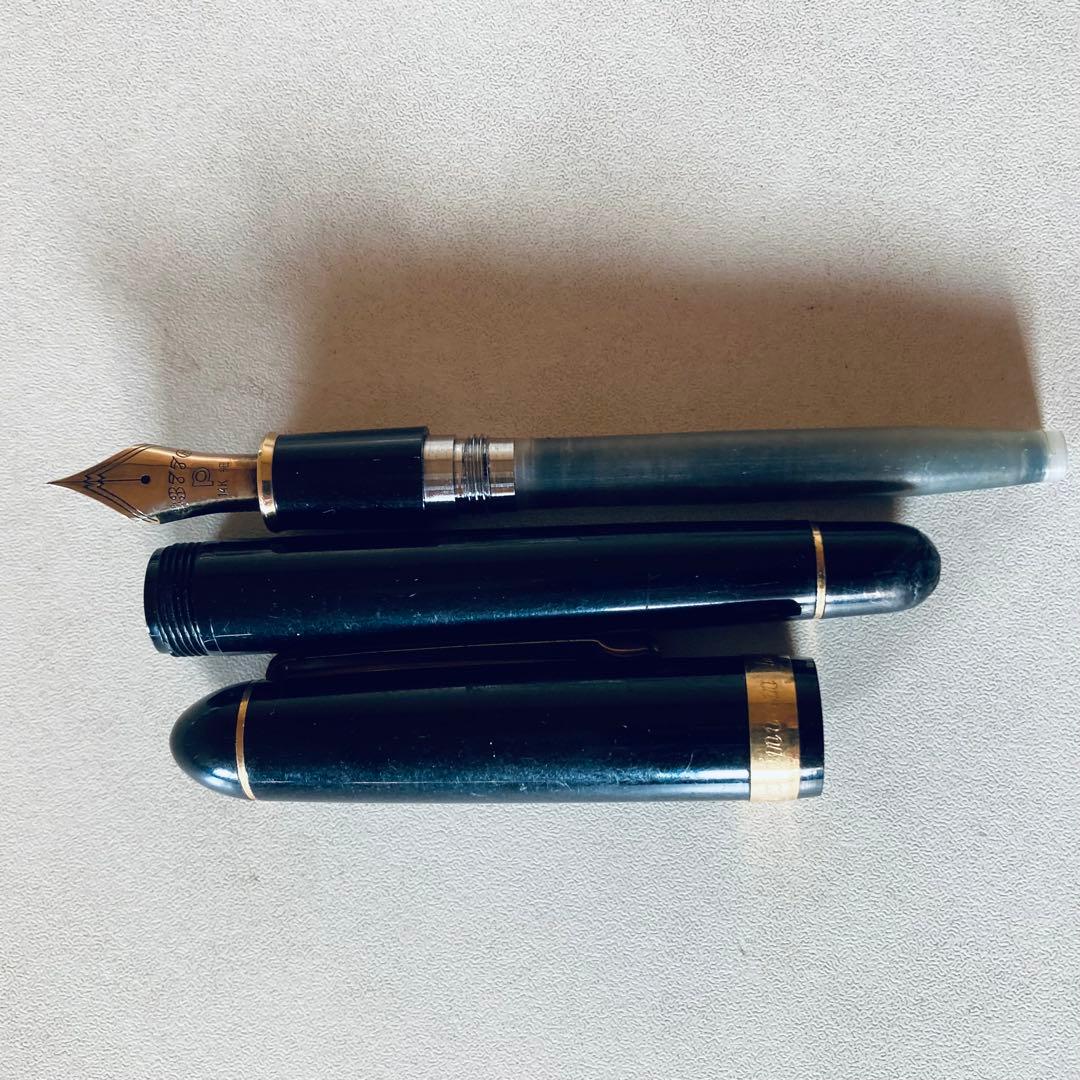 プラチナ万年筆 3776 センチュリー 14K ペン先　細