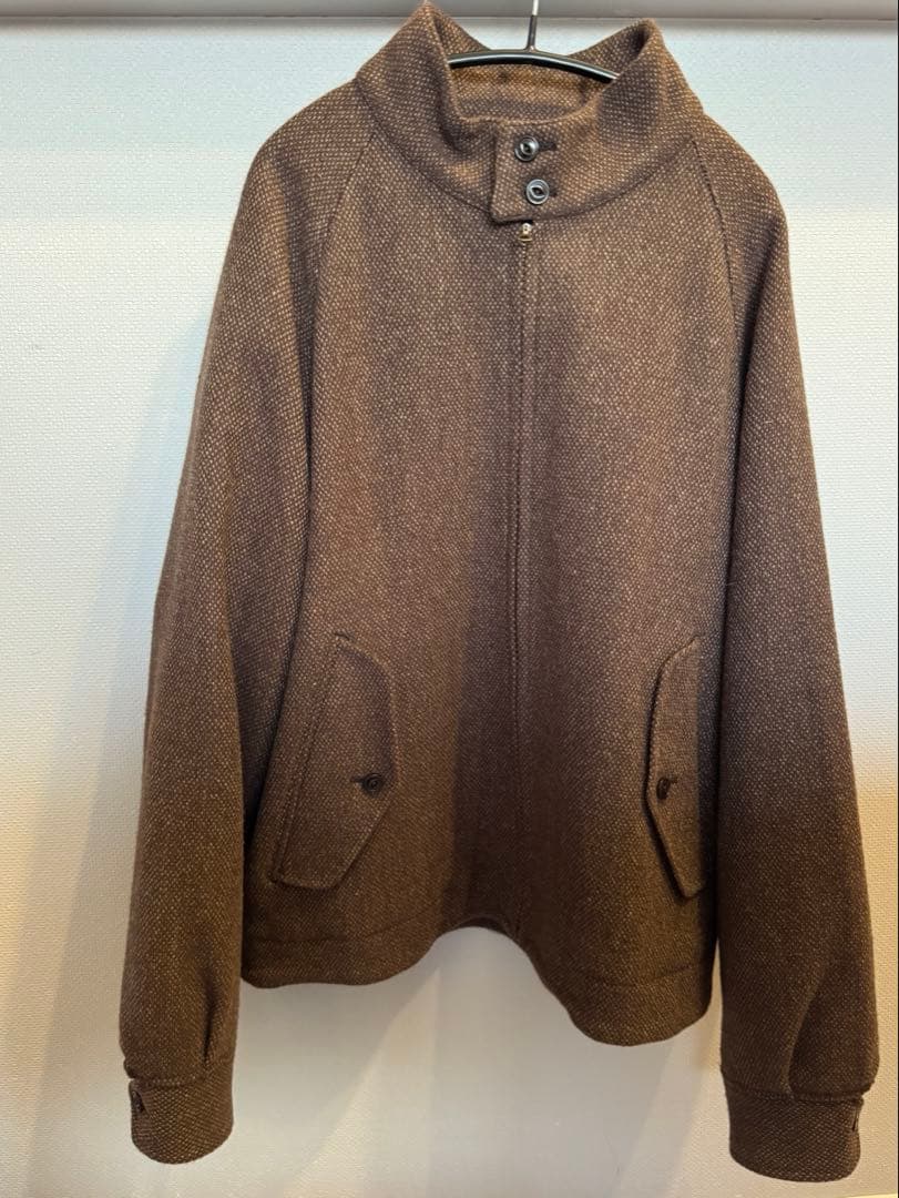 【LIDNMリドム】Alpaca Tweed Harrington Jacket