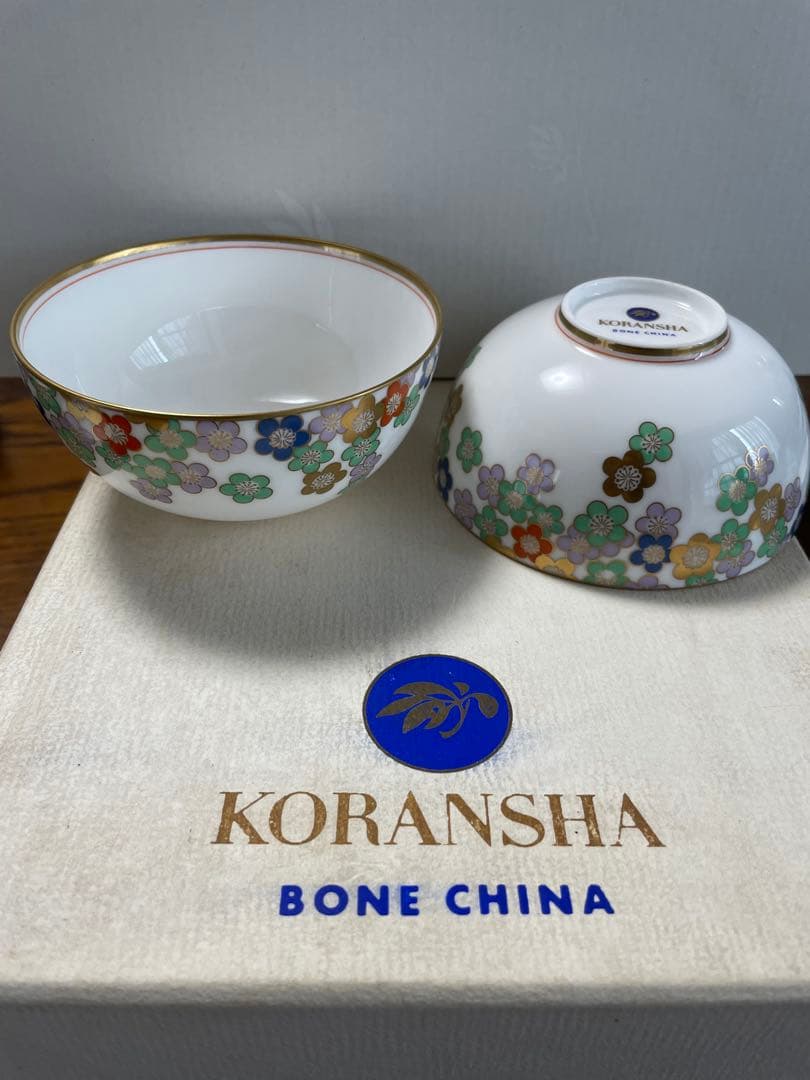 KORANSHA 金彩梅茶器セット