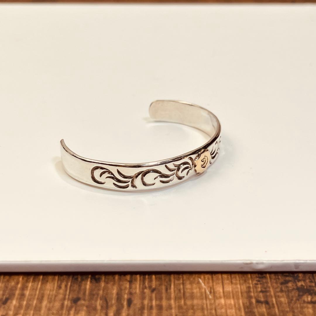 TADY & KING廃盤品　平打ちバングルアラベスク バングル　GPウルフ