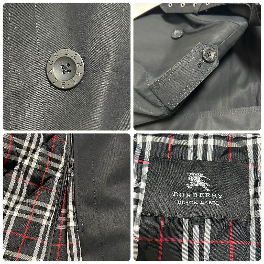 ✨極美品 バーバリーブラックレーベル 2WAY トレンチコート ライナー LL
