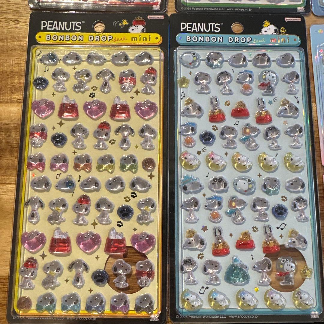 9*S様 ボンボンドロップシール　正規品　ズートピアスティッチSNOOPYハシビ