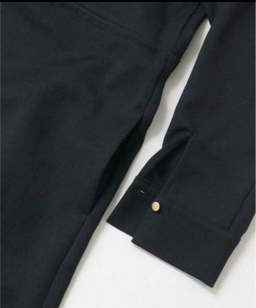 さり⭐︎アーバンリサーチ ロッソ ピンタックストレートワンピース　ネイビー