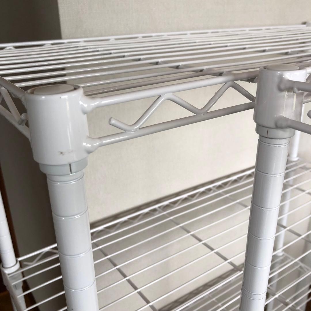 アイリスオーヤマ　スチールラック　ホワイト 白　メタルラック　2台セット　ニトリ