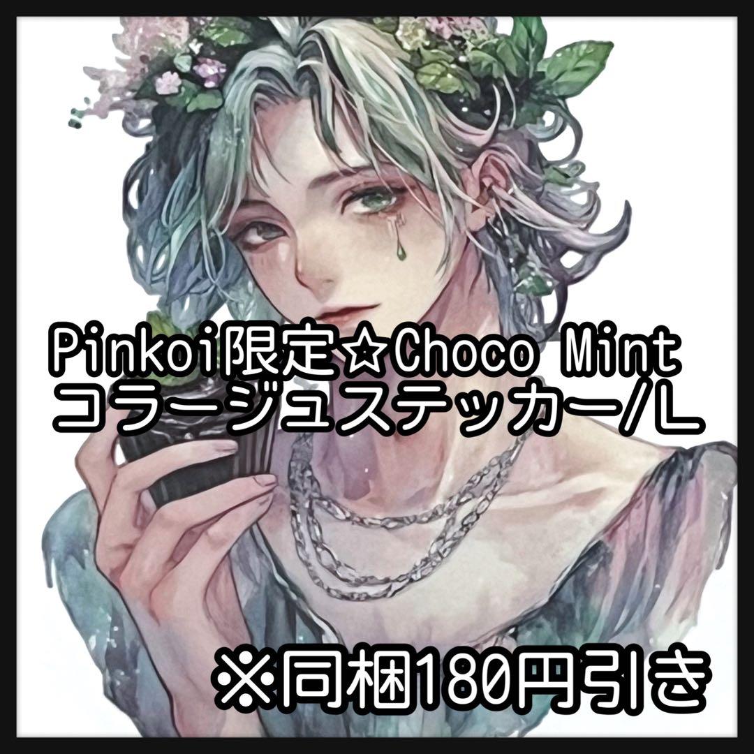 【Ｌ】Pinkoi限定♡チョコミント♡ボーイ＆ガールステッカー10枚♡nene様