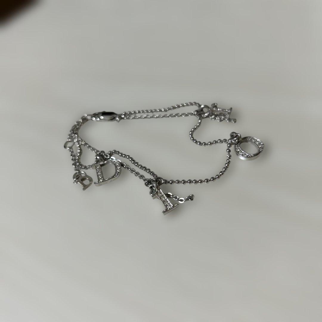 DIOR クリスチャンディオール ブレスレット レディース ラインストーン