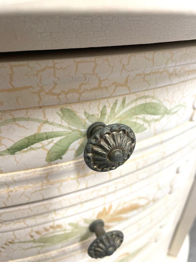 アンティーク調 サイドテーブル 電話台 引き出し付き