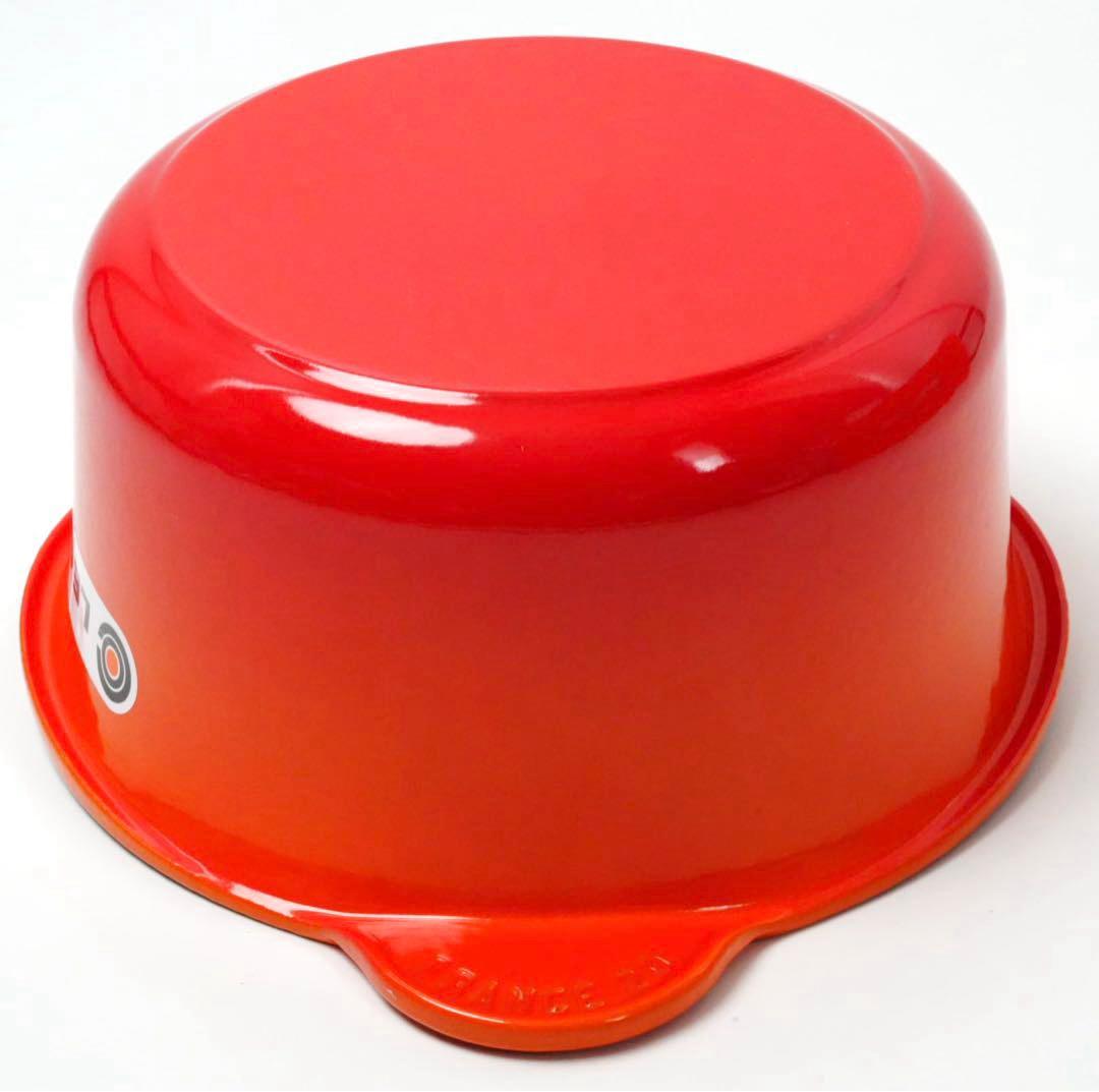 【美品】LE CREUSET　ソースパン　オレンジ　20cm