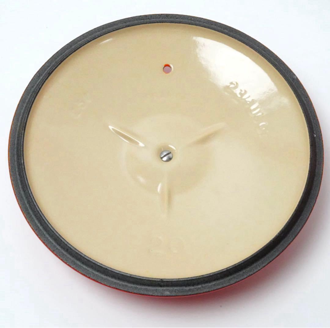 【美品】LE CREUSET　ソースパン　オレンジ　20cm