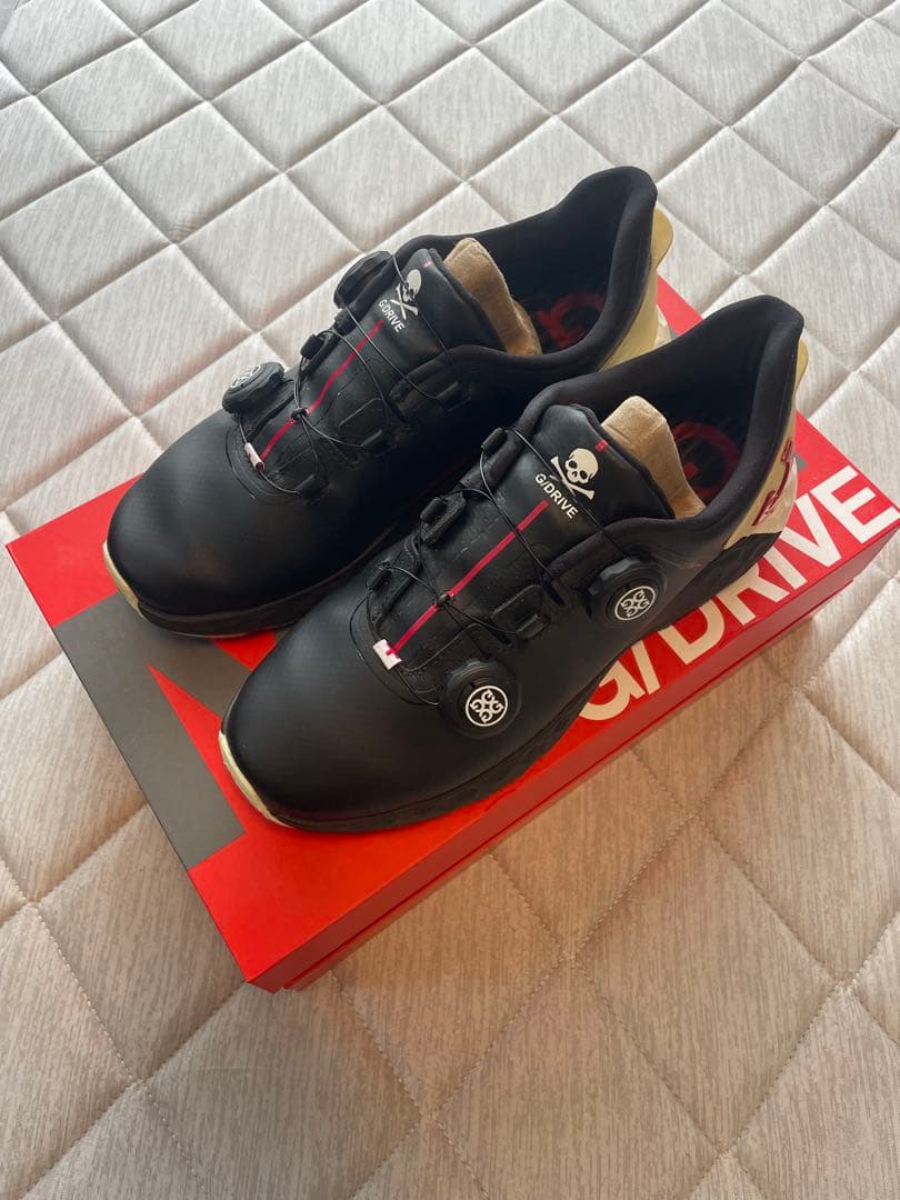 G/FORE ジーフォア　ゴルフシューズ スパイクレス　ブラック/レッド