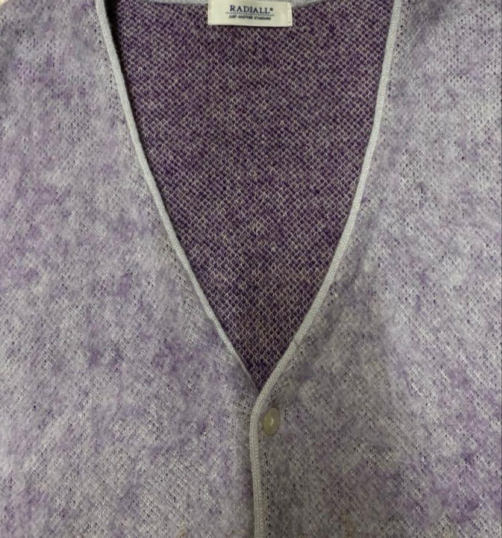 美品 RADIALL モヘヤ カーディガン