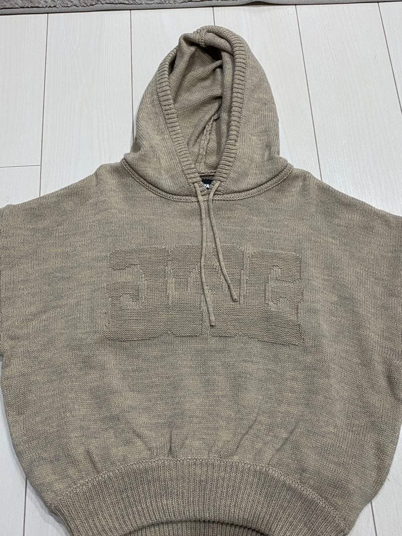 JIMWAG LOGO Hoodie knit フーディ ニット オートミール