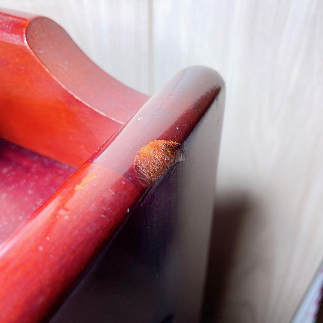 カリモク　電話台 棚 サイドラック チェスト 昭和レトロ コロニアル