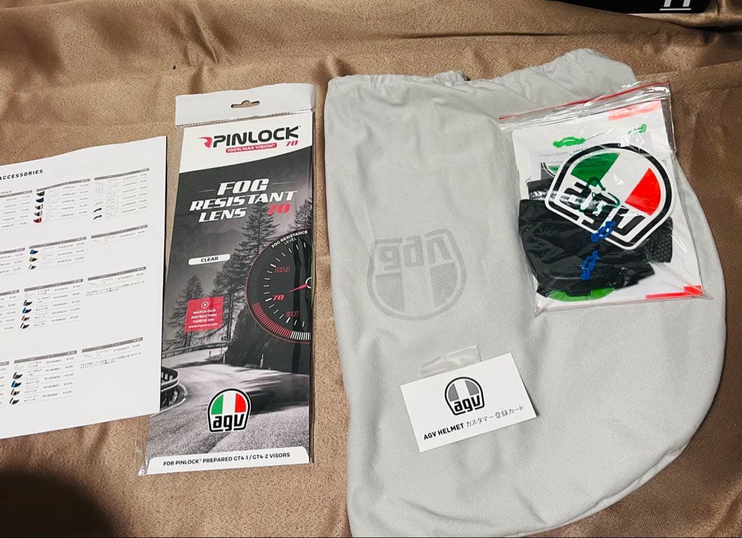 AGV ヘルメット S 未使用／限定デザイン／付属品あり正規品