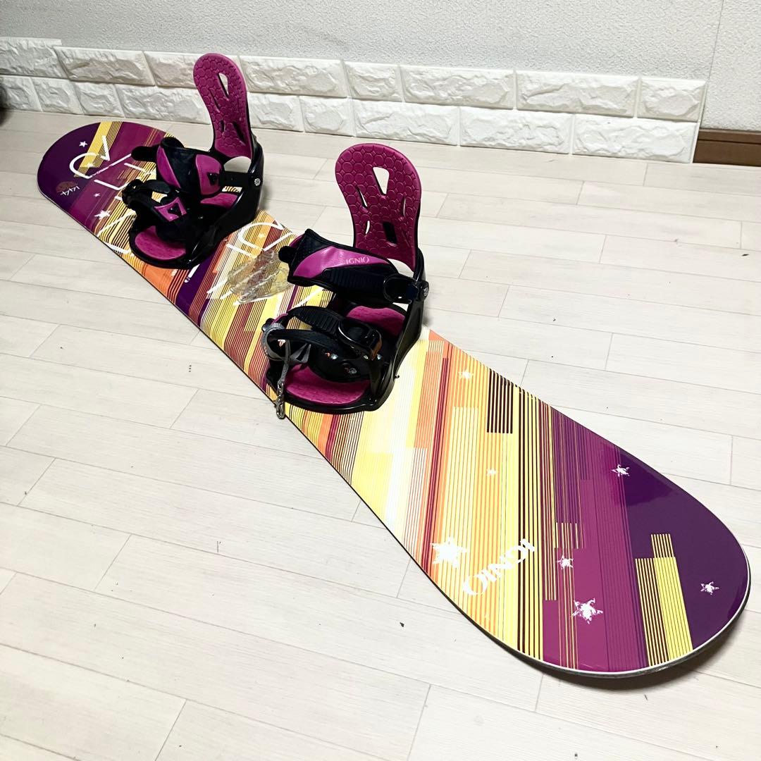 カバー付/IGNIO MILWEL ROCKERイグニオ スノーボード144