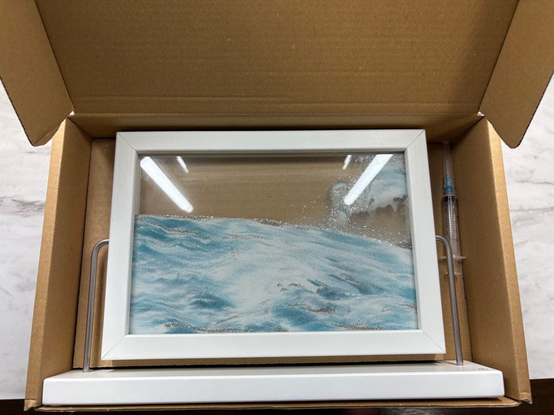 JB collection サンドアート 青と白