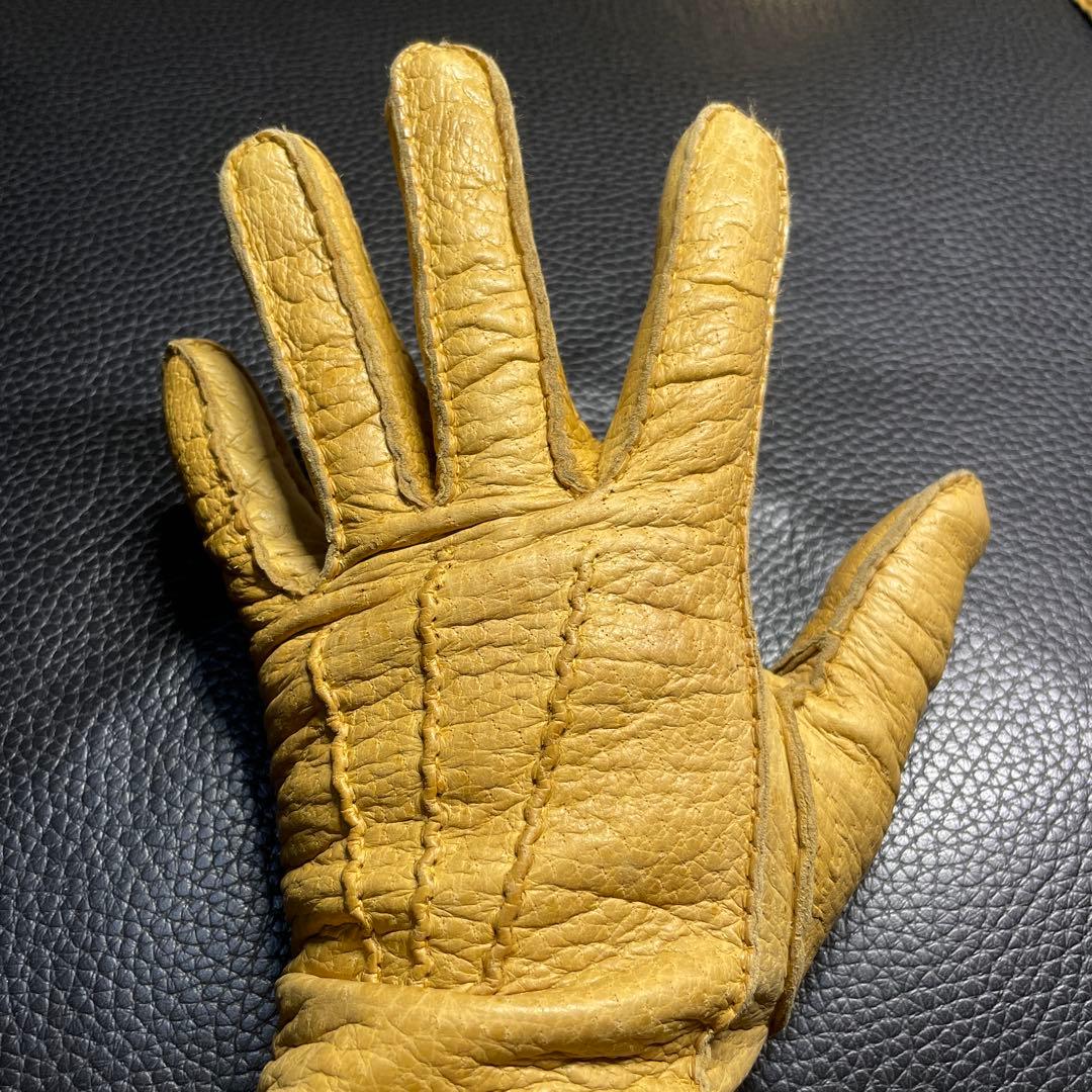 ペッカリー革 CORK色 7-1/2 italguanto ライニングなし