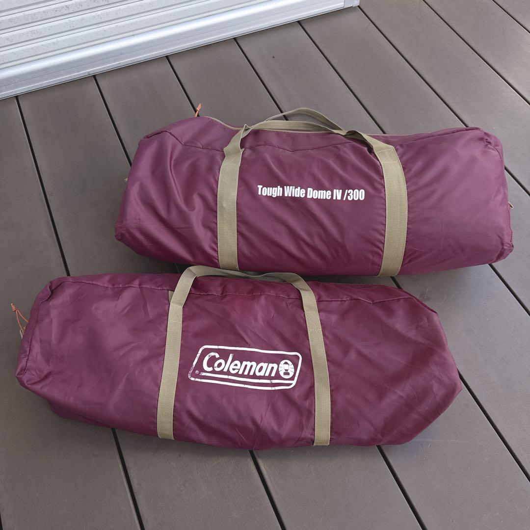 コールマン タフワイドドームiv/300 ヘキサタープ MDX バーガンディ