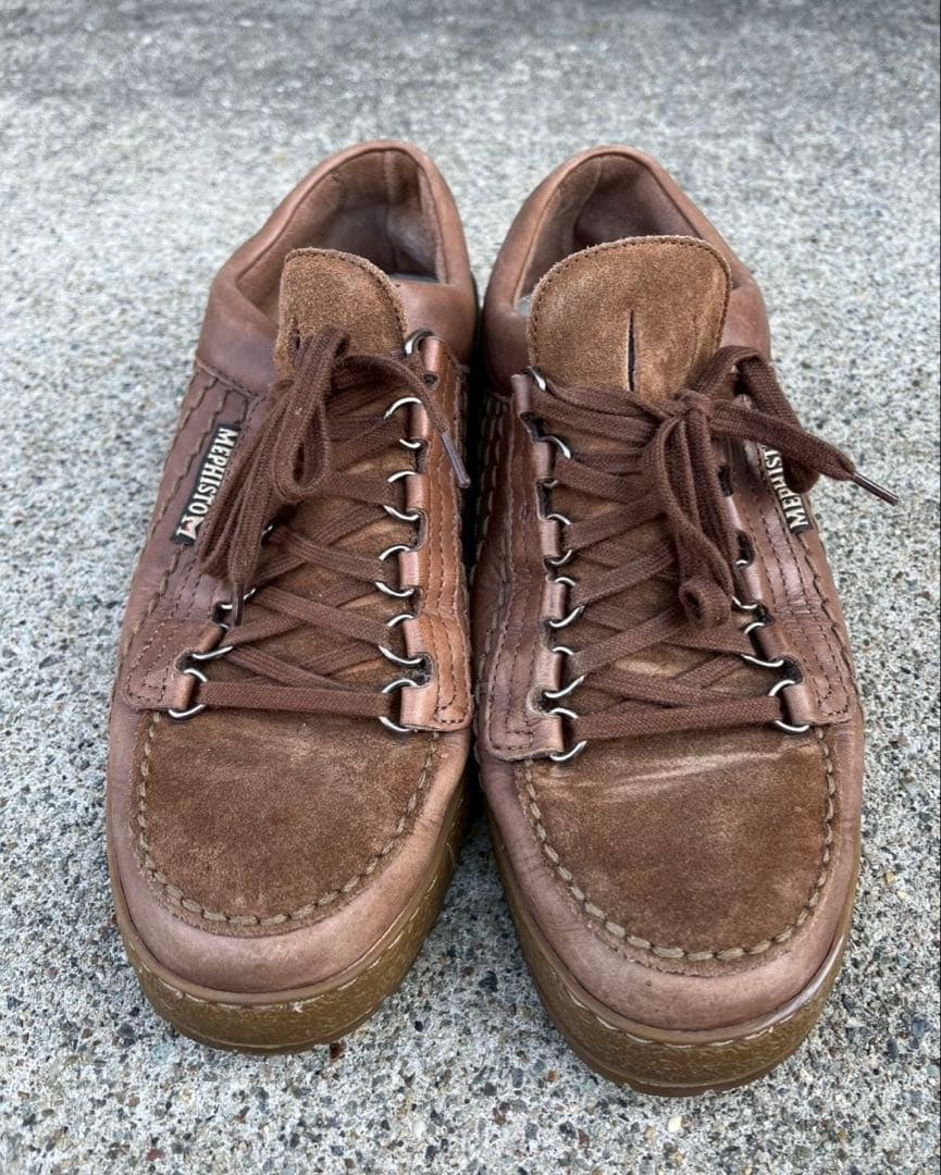 Mephisto Rainbow US9 27cm スウェード ブラウン