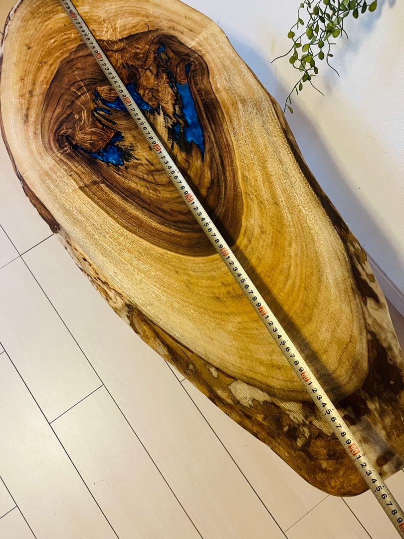 レジンテーブル　輪切りテーブル　一枚板テーブル　サイドテーブル