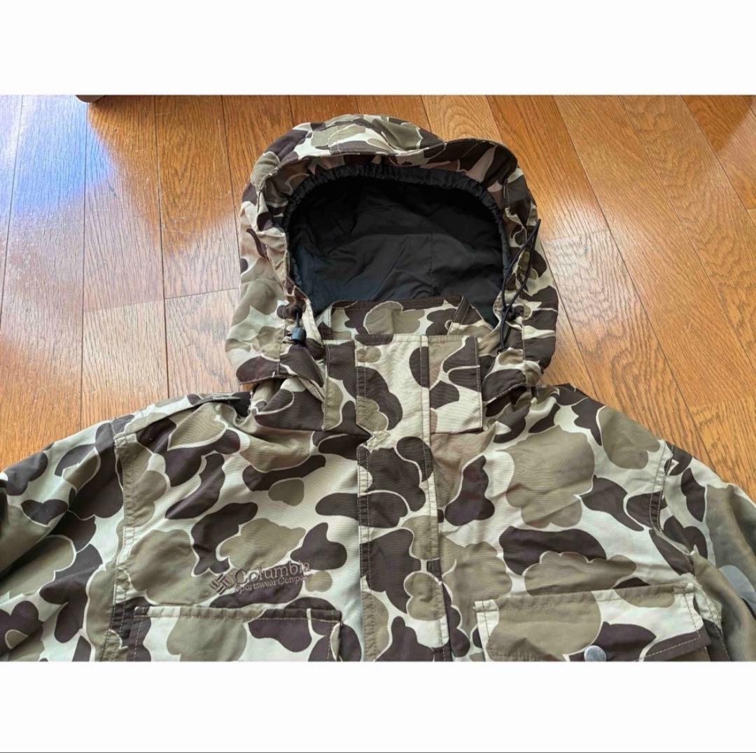 Columbia 迷彩 マウンテンパーカー　ダックカモ　XL