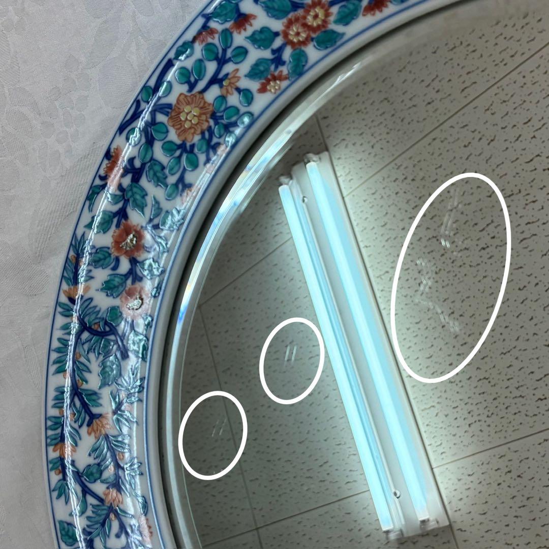 鏡 ミラー 壁掛け鏡 有田焼 伊万里焼 陶器 磁器 フレームミラー 姿見