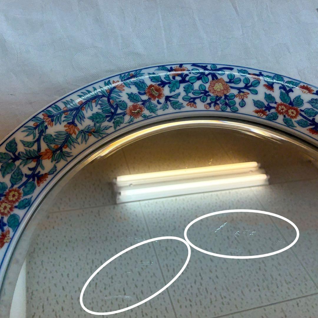 鏡 ミラー 壁掛け鏡 有田焼 伊万里焼 陶器 磁器 フレームミラー 姿見