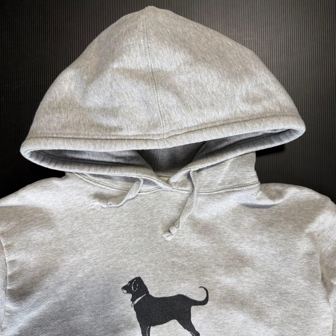 【古着】The Black Dog パーカー グレー サイズL