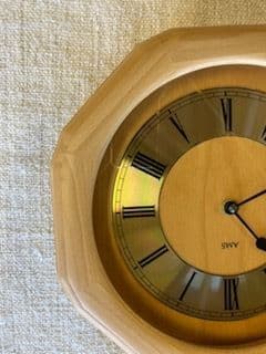 希少　北欧　ナチュラル　モダン　ドイツ製　ユンハンス　無垢材　ウォール　クロック