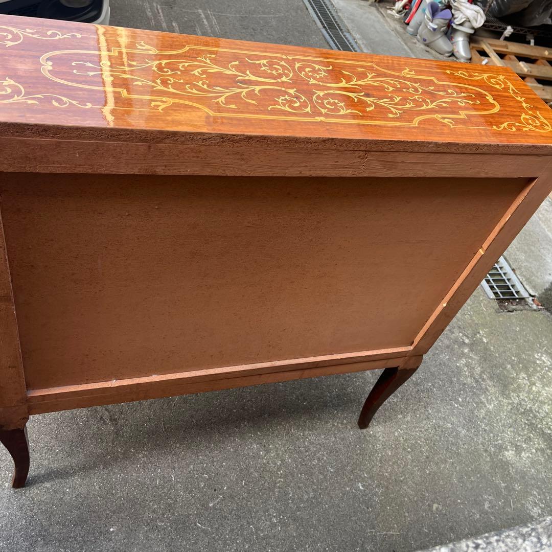H*O様 【難あり】イタリア象嵌　レトロ ライティングビューロー デスク アンテ