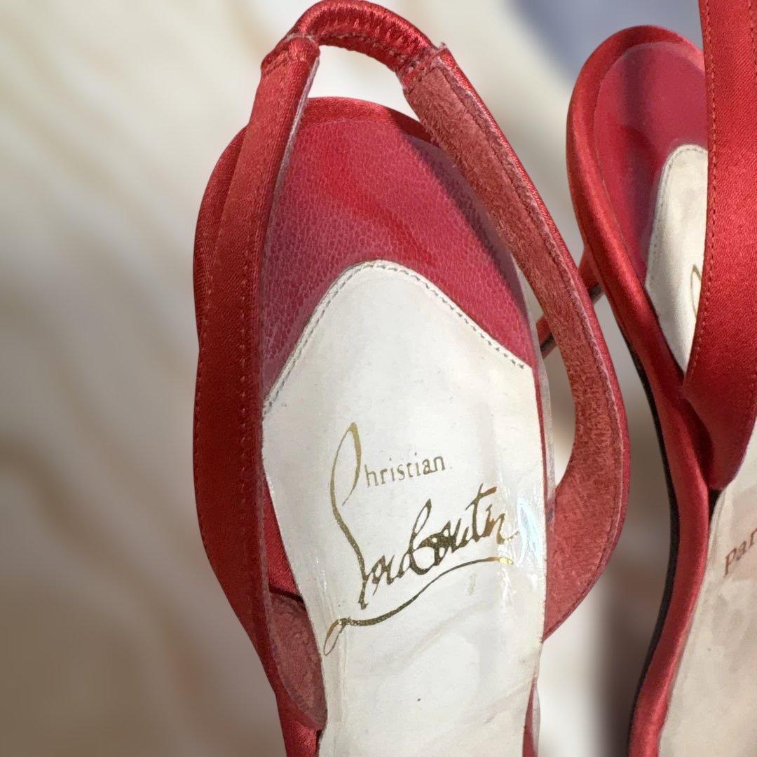 ルブタン ハイヒール 赤 23cm