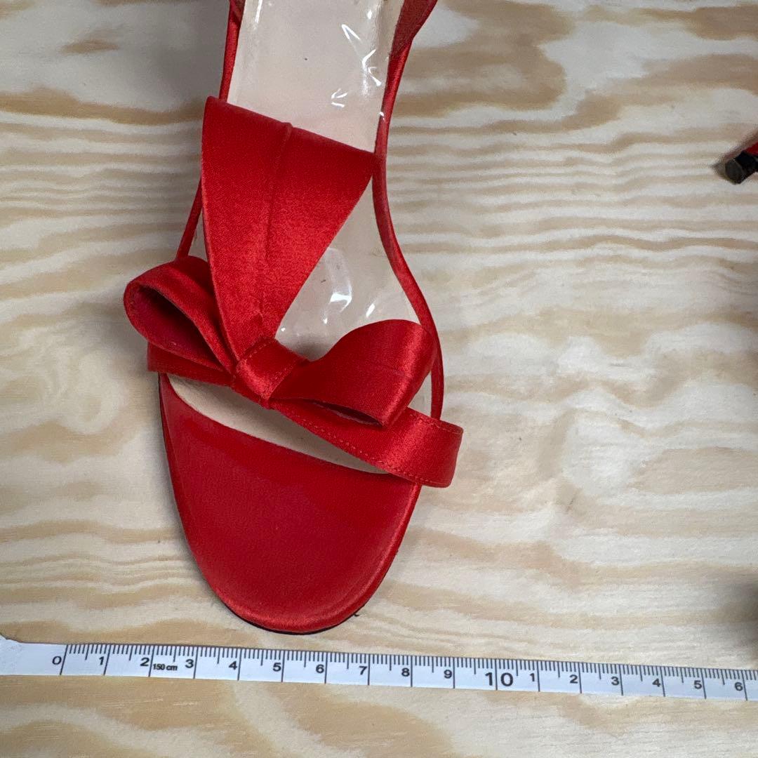 ルブタン ハイヒール 赤 23cm